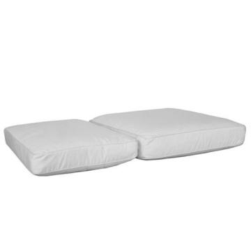 Housse de coussin de coussin de preuve de plume blanche de haute qualité de 100% coton